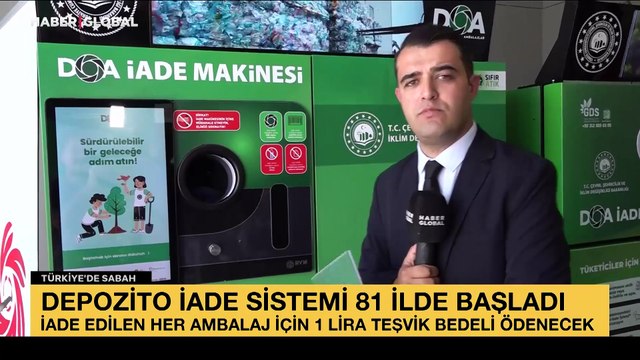 Depozito iade sistemi 81 ilde başladı