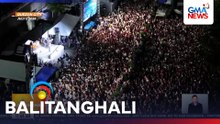 8,000 ang nasa rally sa EDSA PPM, ayon sa mga awtoridad (as of 6:30pm kagabi) | Balitanghali