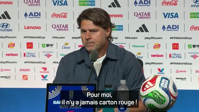 États-Unis - Pochettino : Il n’y a jamais carton rouge !