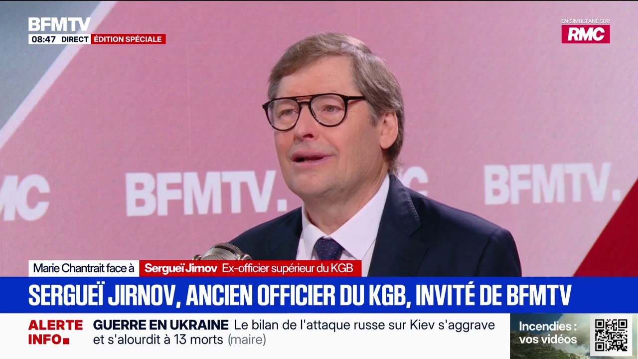 Risque d'ingérences russes pour la présidentielle: "Je le pense", affirme l'ancien officier du KGB Serguieï Jirnov