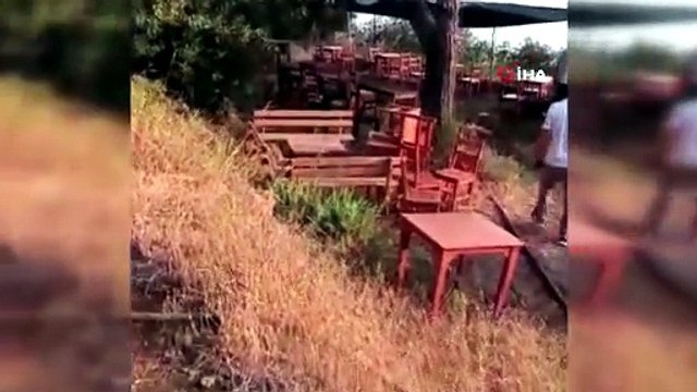 Büyükada'da plajda başlayıp ormana sıçrayan yangın büyük paniğe yol açtı!