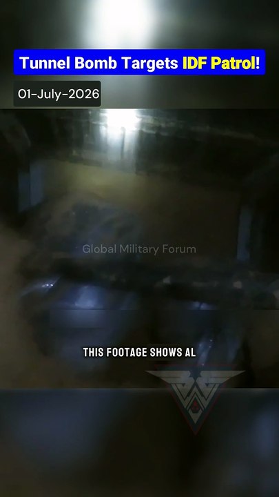 Tunnel Bomb Detonates Beneath IDF Patrol