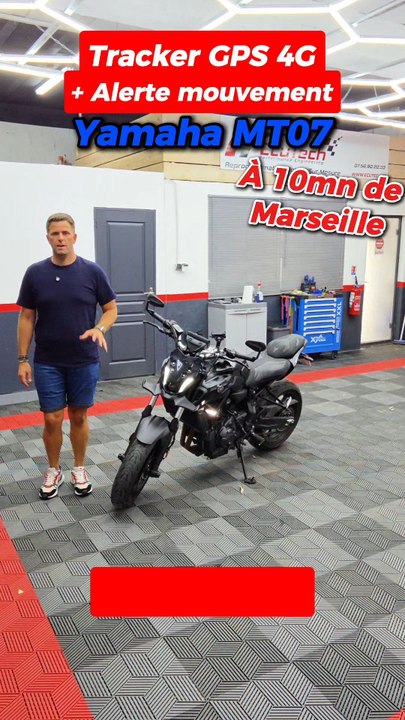 Installation Tracker GPS Yamaha MT07
