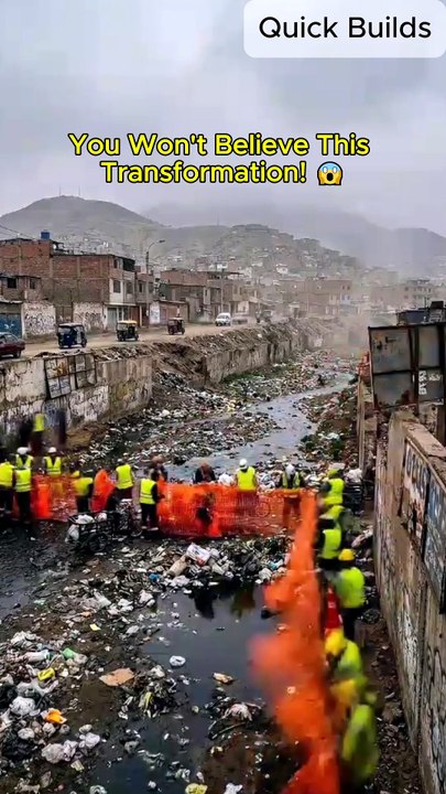 From Slum Trash to Modern Highway: Unbelievable Canal Timelapse!