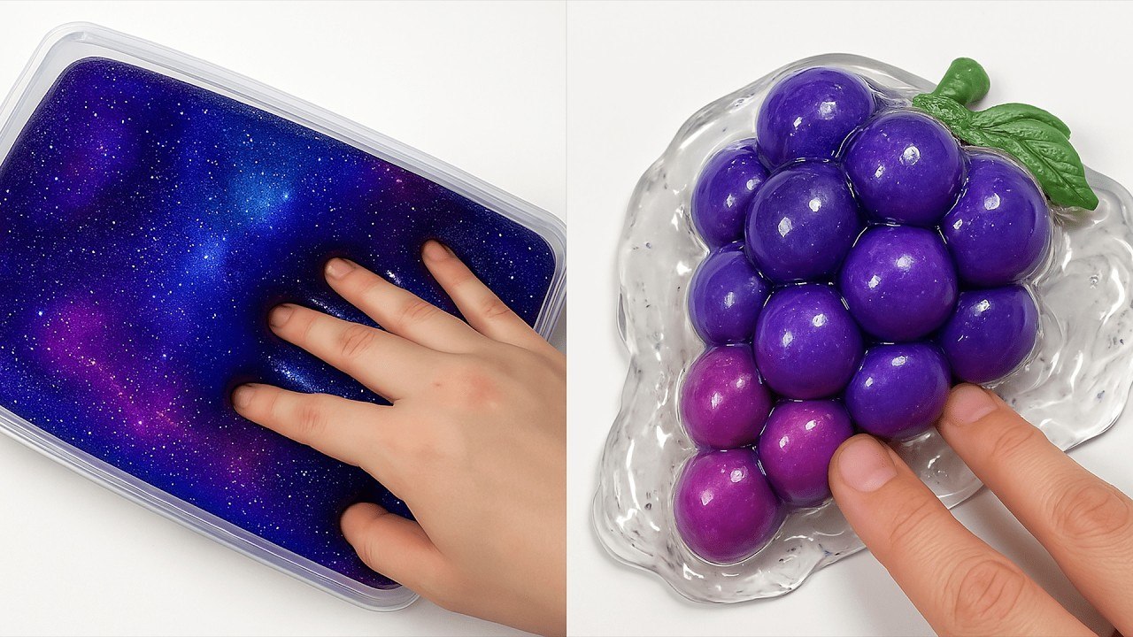 12 Hour of Relaxing Slime ASMR – Deep Relaxation Through Touch #291