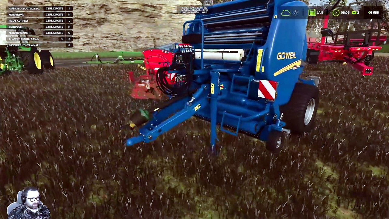 Farming Simulator 25 : Missions, construction et rangement de la ferme (Résumé du live) — #20