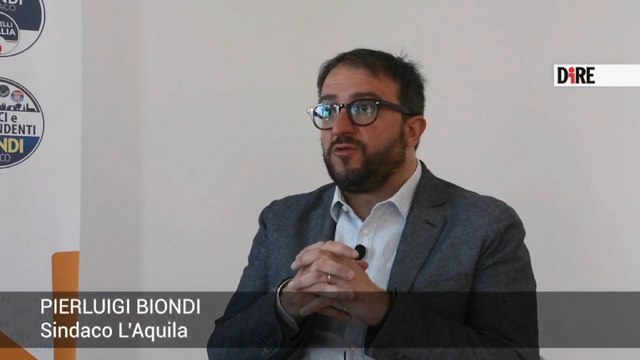Comunali L'Aquila, bilanci e prospettive del candidato sindaco Pierluigi Biondi