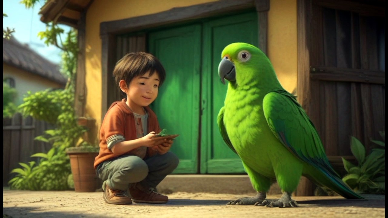 Brave Hero Saves Pet Parrot from House Fire | Emotional Rescue Story | AI Animation