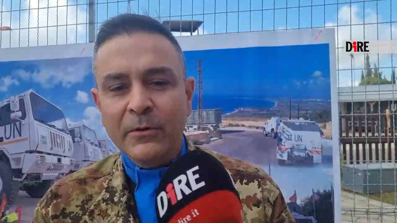 Libano, Colonnello Dursi (Unifil): "Noi militari esperti di logistica"