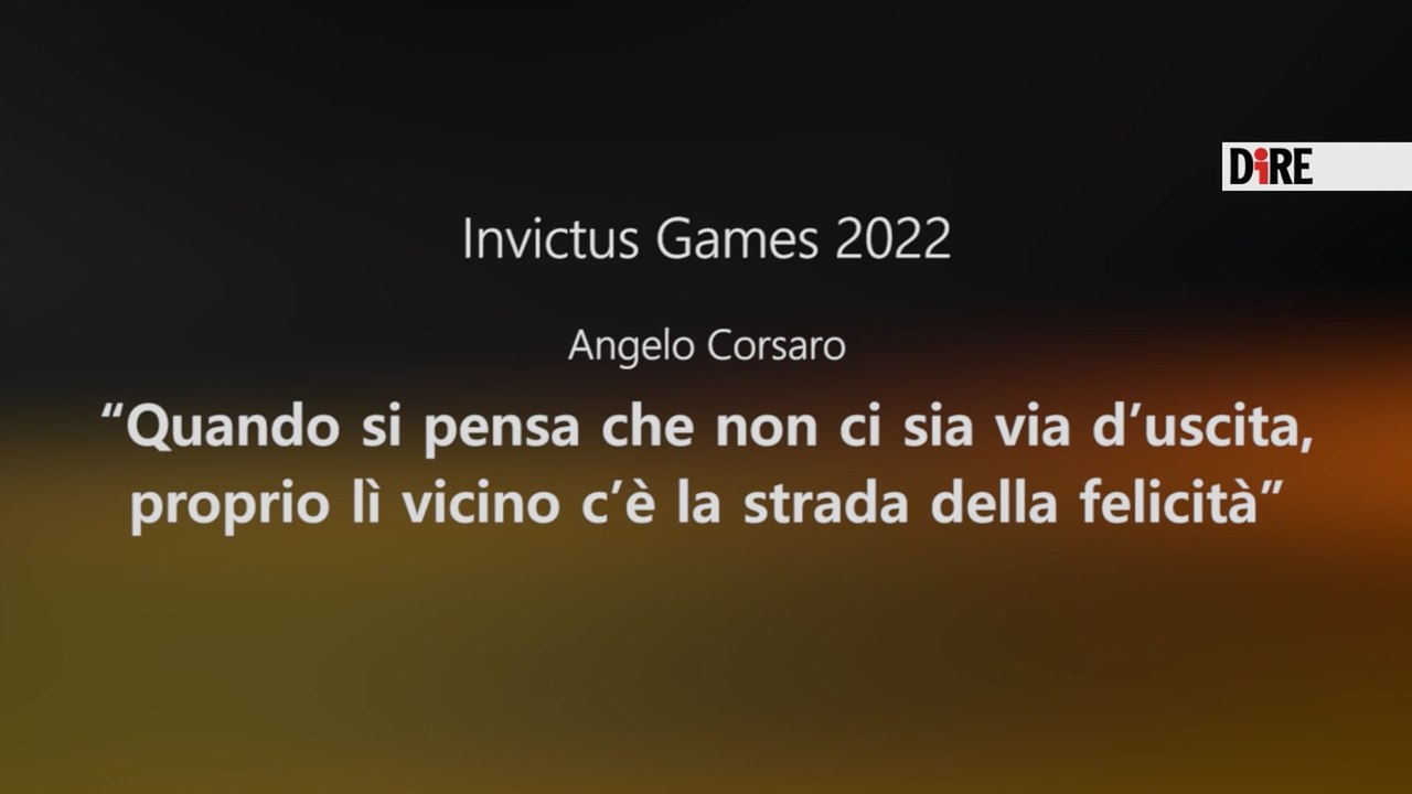 Invictus Games, Angelo Corsaro: "Qui non ci si arrende mai"
