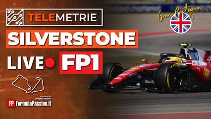 F1 SILVERSTONE | LIVE TELEMETRIE FP1