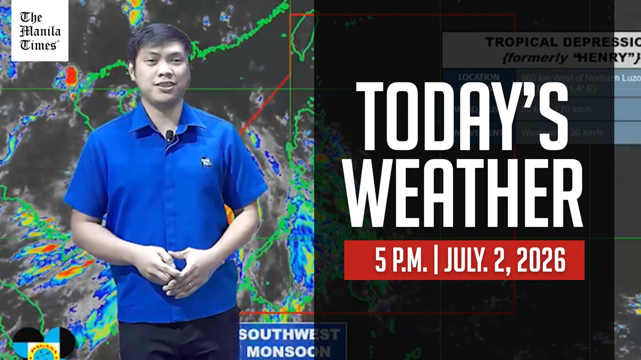 Today's Weather, 5 P.M. | Jul. 2, 2026
