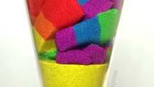 Very Satisfying and Relaxing, Kinetic Sand ASMR, Drop and squish