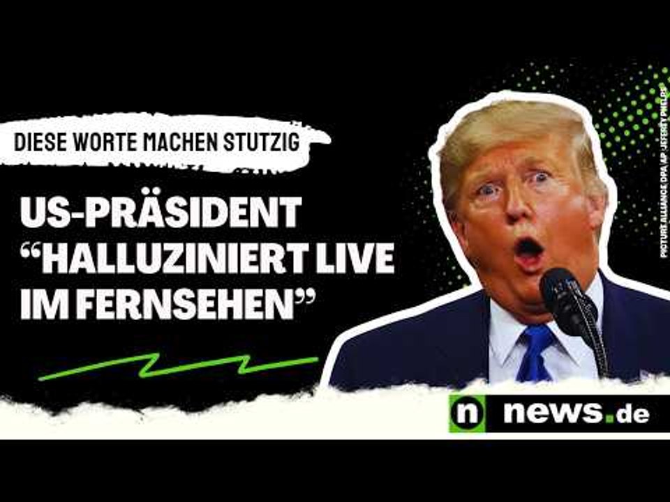The Don an Demenz erkrankt?: Trump 'halluziniert live im Fernsehen' - diese Worte machen stutzig
