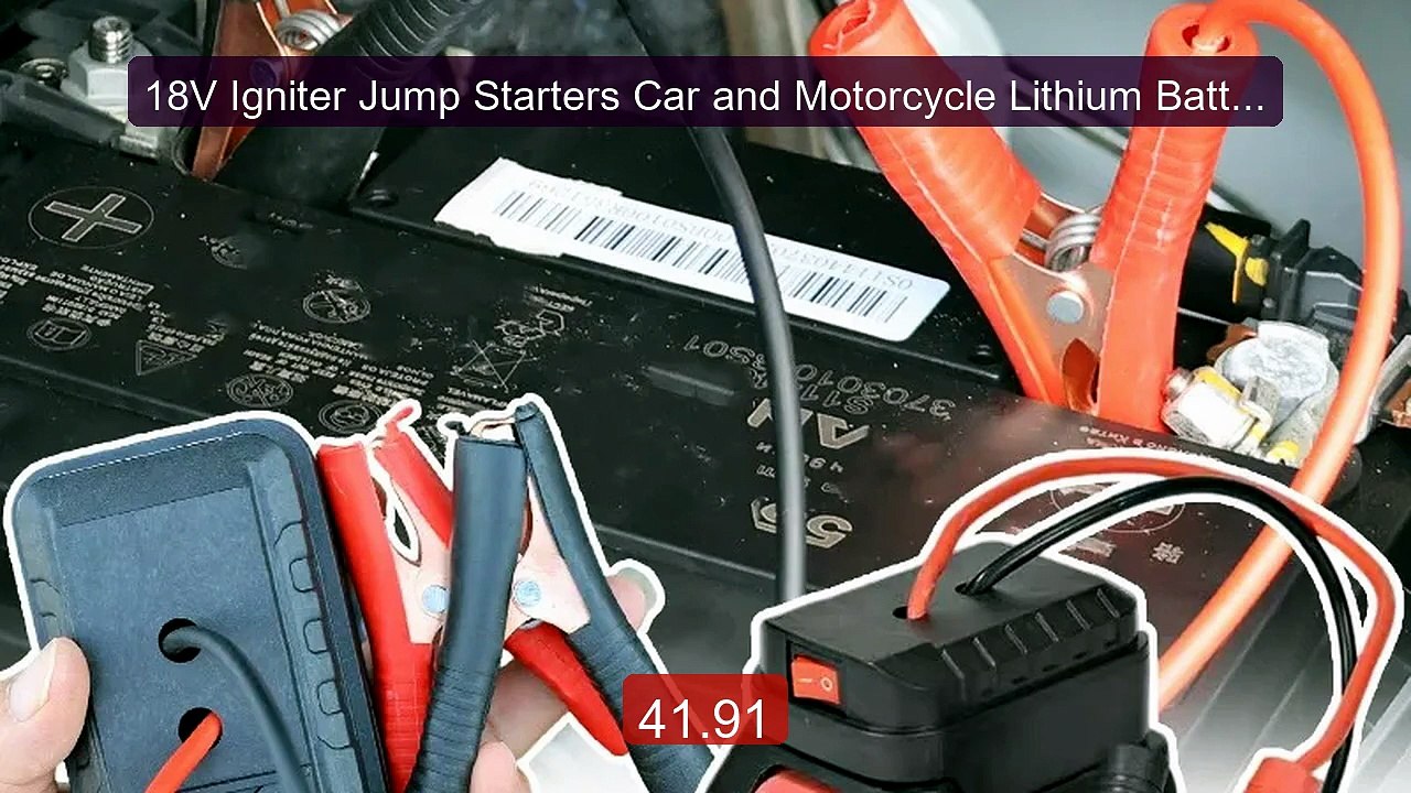 18V Igniter Jump Starters Car and Motorcycle Lithium Batter... -- Top Pick 2026 | Unbeatable Price!