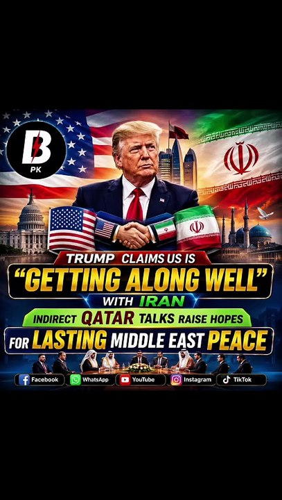 Trump says US getting along well with Iran