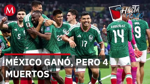 Triunfo de México en futbol opacado por 4 muertes en celebraciones en calles capitalinas