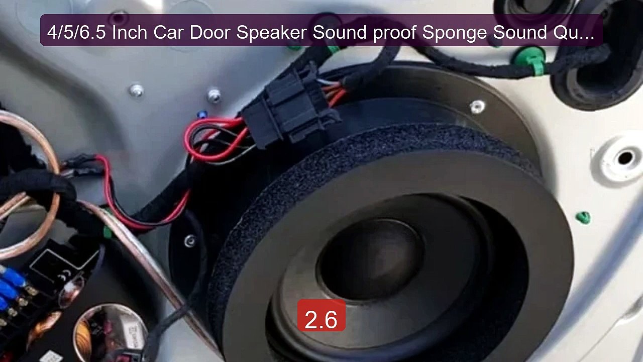 4/5/6.5 Inch Car Door Speaker Sound proof Sponge Sound Quality Impr... -- Top Rated 2026 | Buy Now!