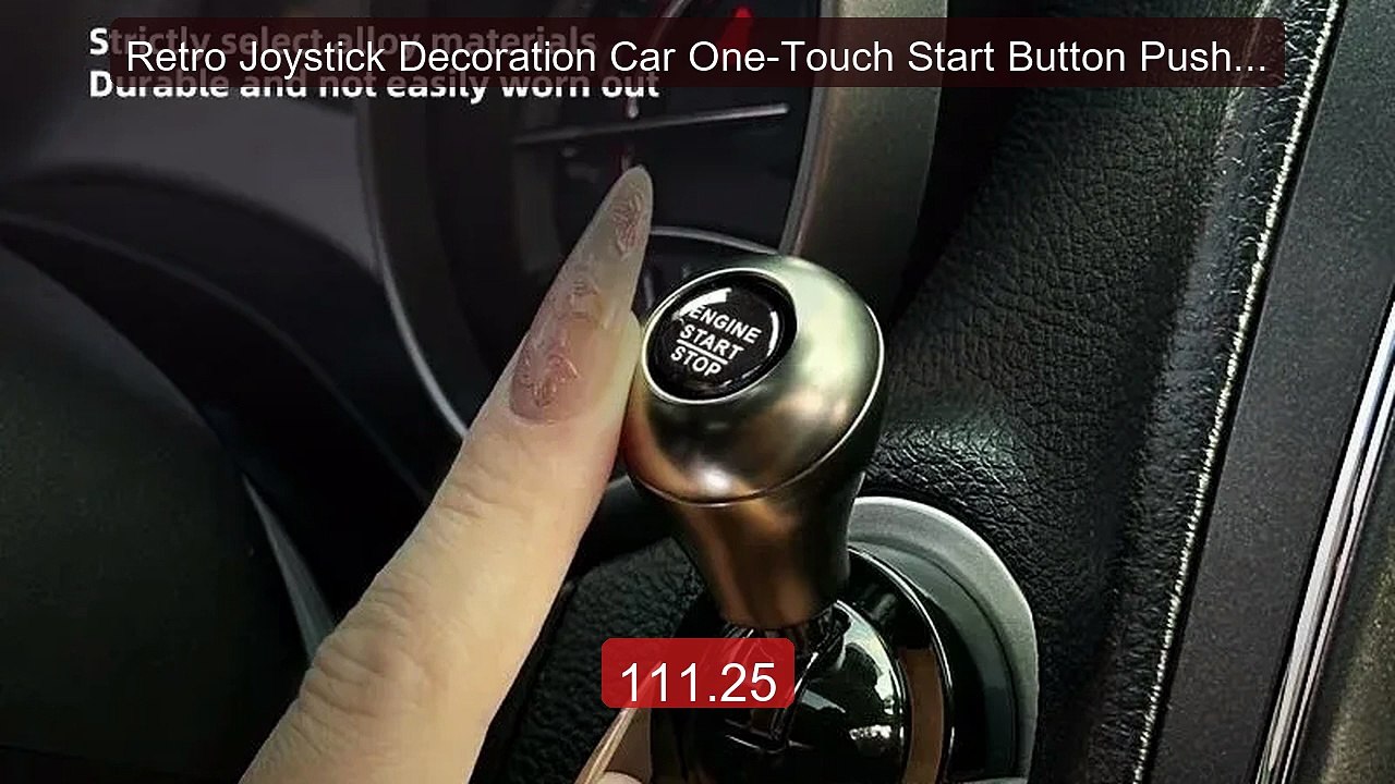 Retro Joystick Decoration Car One-Touch Start Button Push-to-Start... -- Best Deal 2026 | Shop Now!