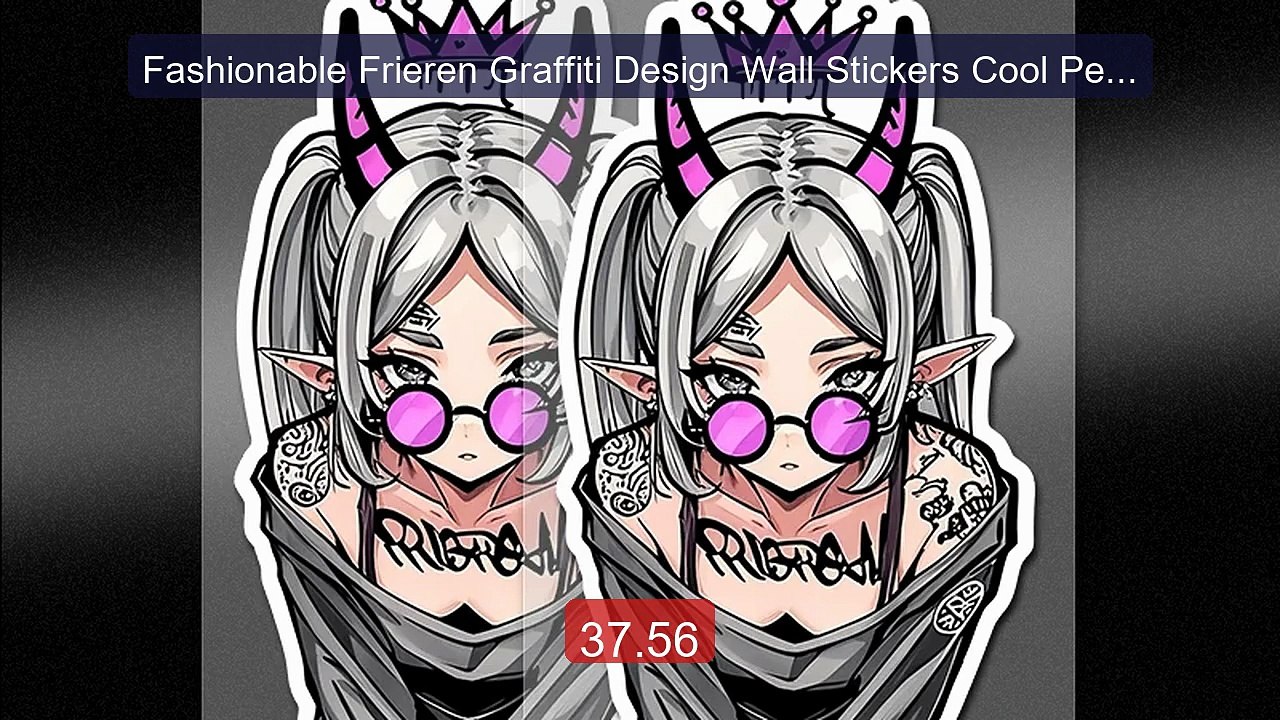 Fashionable Frieren Graffiti Design Wall Stickers Cool Persona... -- Best Buy 2026 | Great Quality!