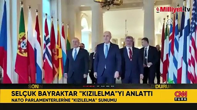 Baykar Yönetim Kurulu Başkanı Selçuk Bayraktar, NATO parlamenterlerine KIZILELMA'yı anlattı: Dünyaya bunu biz göstereceğiz