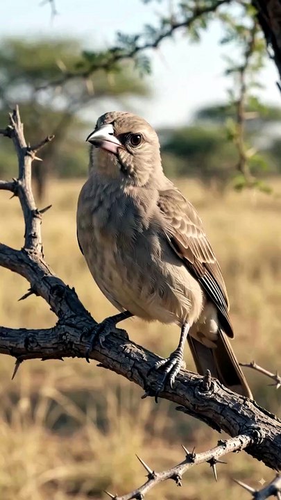 Desert sparrow birds