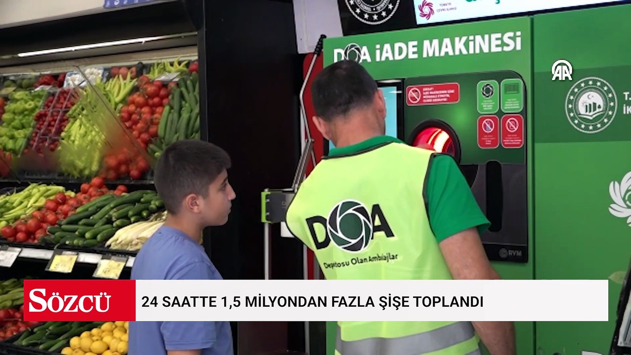 İlk günden yüz binlerce kişi sıraya girdi: 24 saatte 1,5 milyondan fazla şişe toplandı