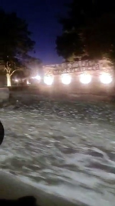 Llegó la nieve a Buenos Aires: los videos de las ciudades que amanecieron teñidas de blanco