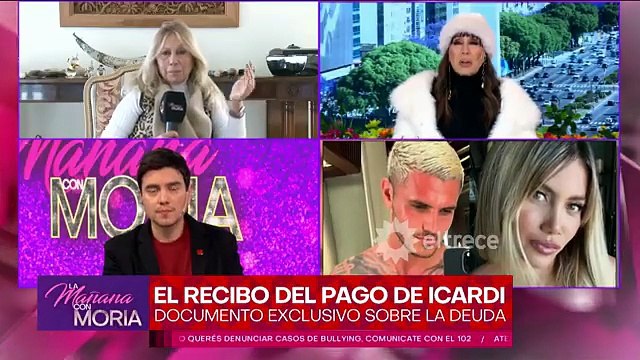 Se filtró el comprobante del pago millonario de Mauro Icardi por la cuota alimentaria de sus hijas