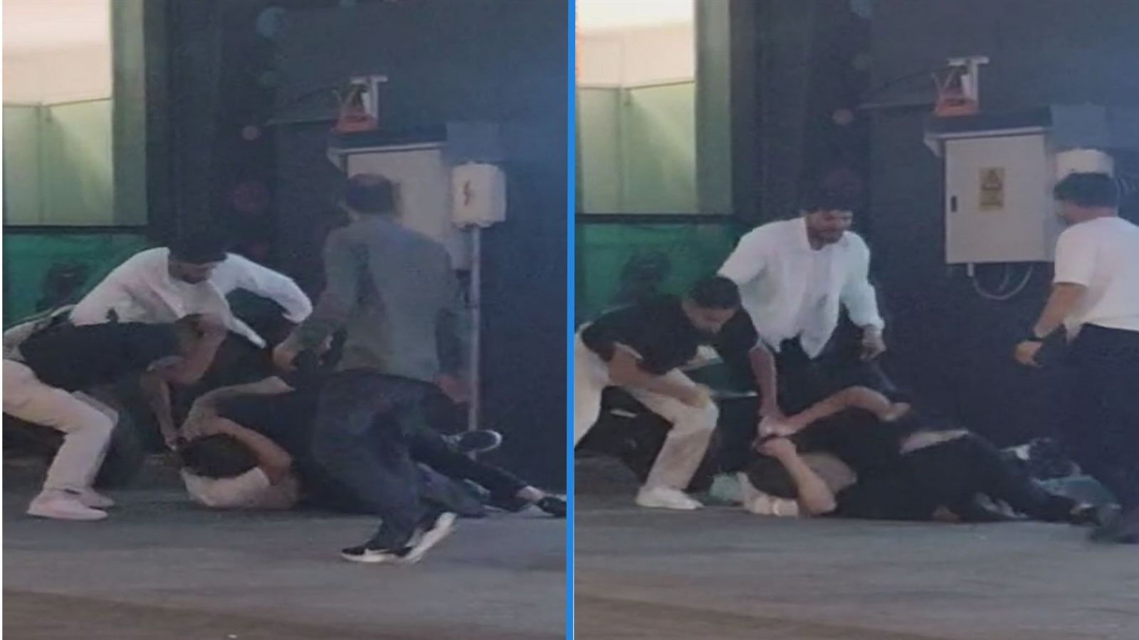 Arnavutköy'de sokak ortasında kavga: Yere yatırdıkları kişiyi demirle darbettiler