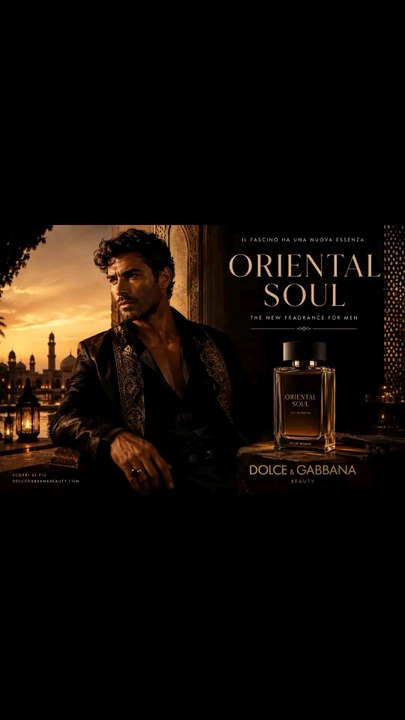 Pubblicità profumo d oriente man