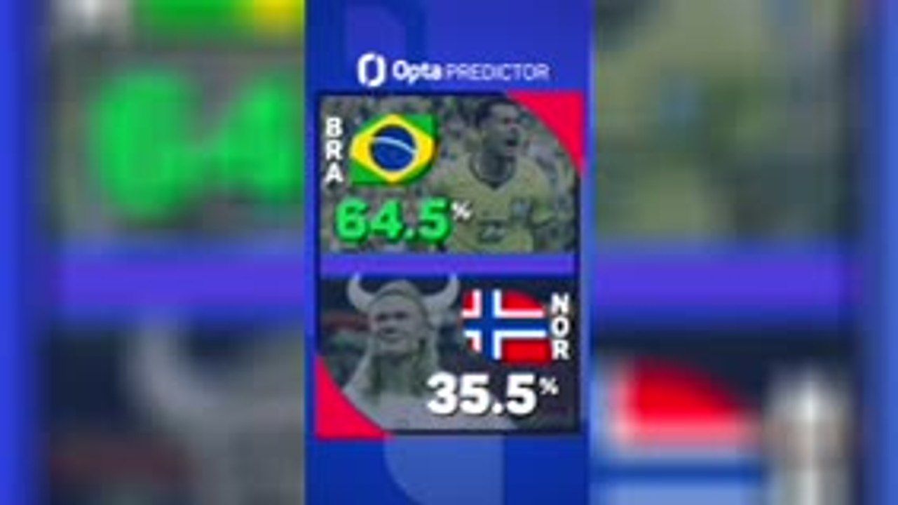Brazil v Norway - Opta Predictor