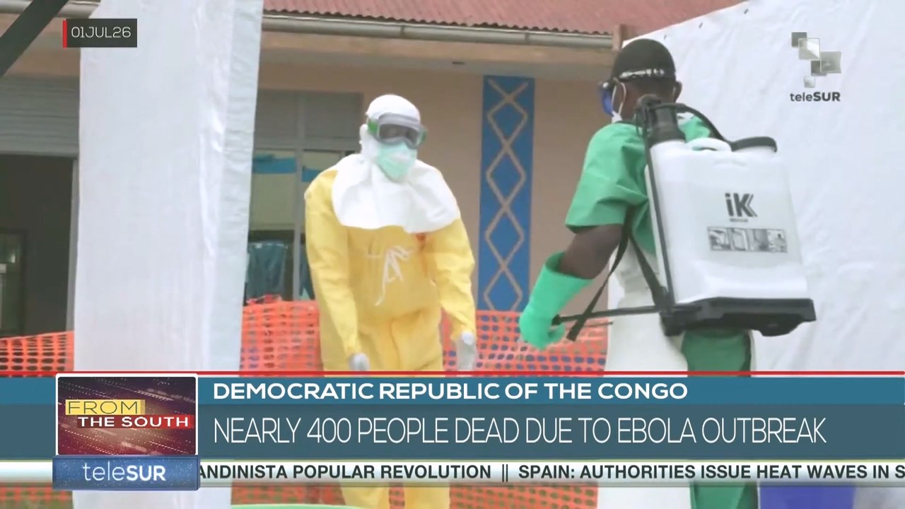 DRC | Nearly 400 people dead due to Ebola outbreak