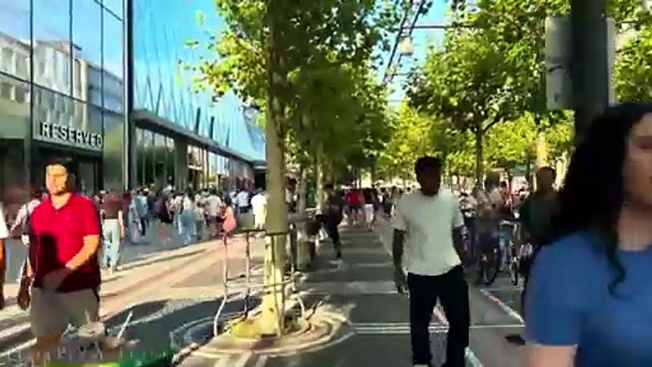 Frankfurt, Germany 4K Amazing Walk _ Hidden Party Scene, Luxury Cars & Evening City Vibes