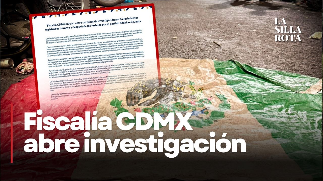 Fiscalía investiga muerte de 4 aficionados tras festejos del Mundial 2026