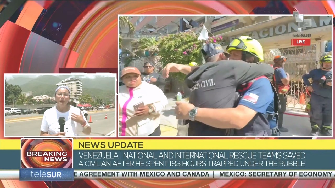 Venezuela | 46-yr-old Hernan Gil rescued succesfully after 183 days under rubble