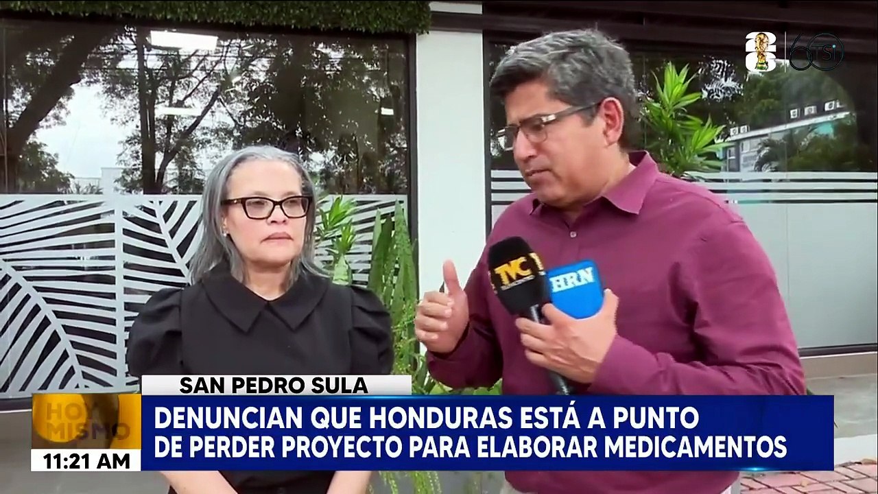 Honduras perdería proyecto de elaboración de medicamentos
