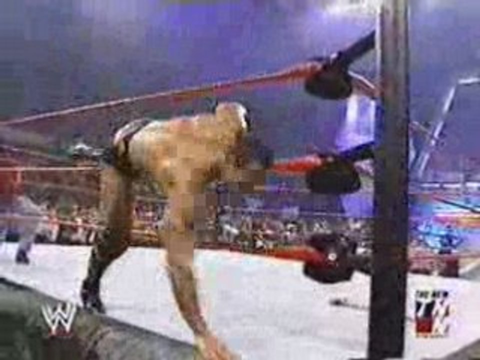 RAW - HBK & HHH & Brock Lesnar & the Rock