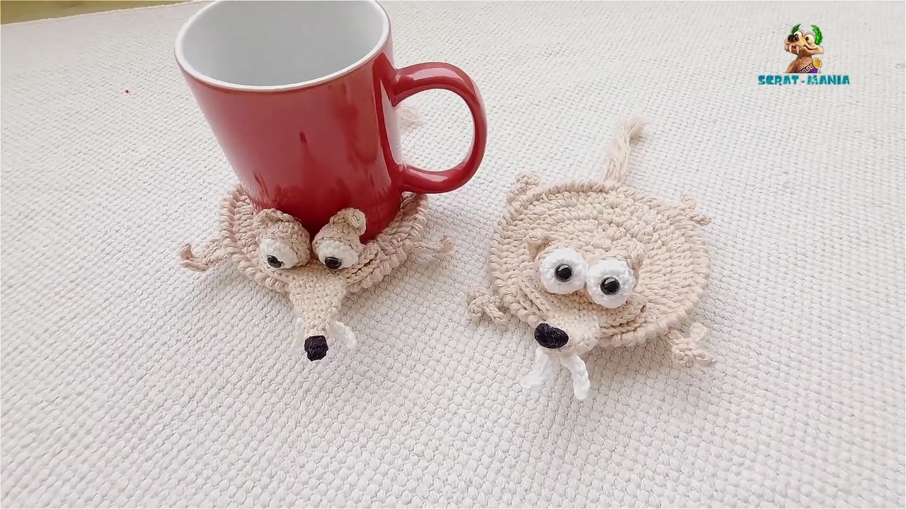 SCRAT - THE SCRATISTS - CROCHET - AMIGURUMI - COASTER v24 - PART 3 - OCI