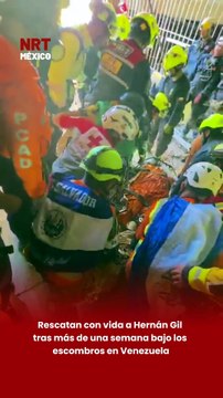 Rescatan con vida a Hernán Gil tras más de una semana bajo los escombros en Venezuela