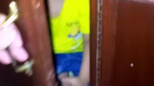 Salar ahmad playing inside cabin