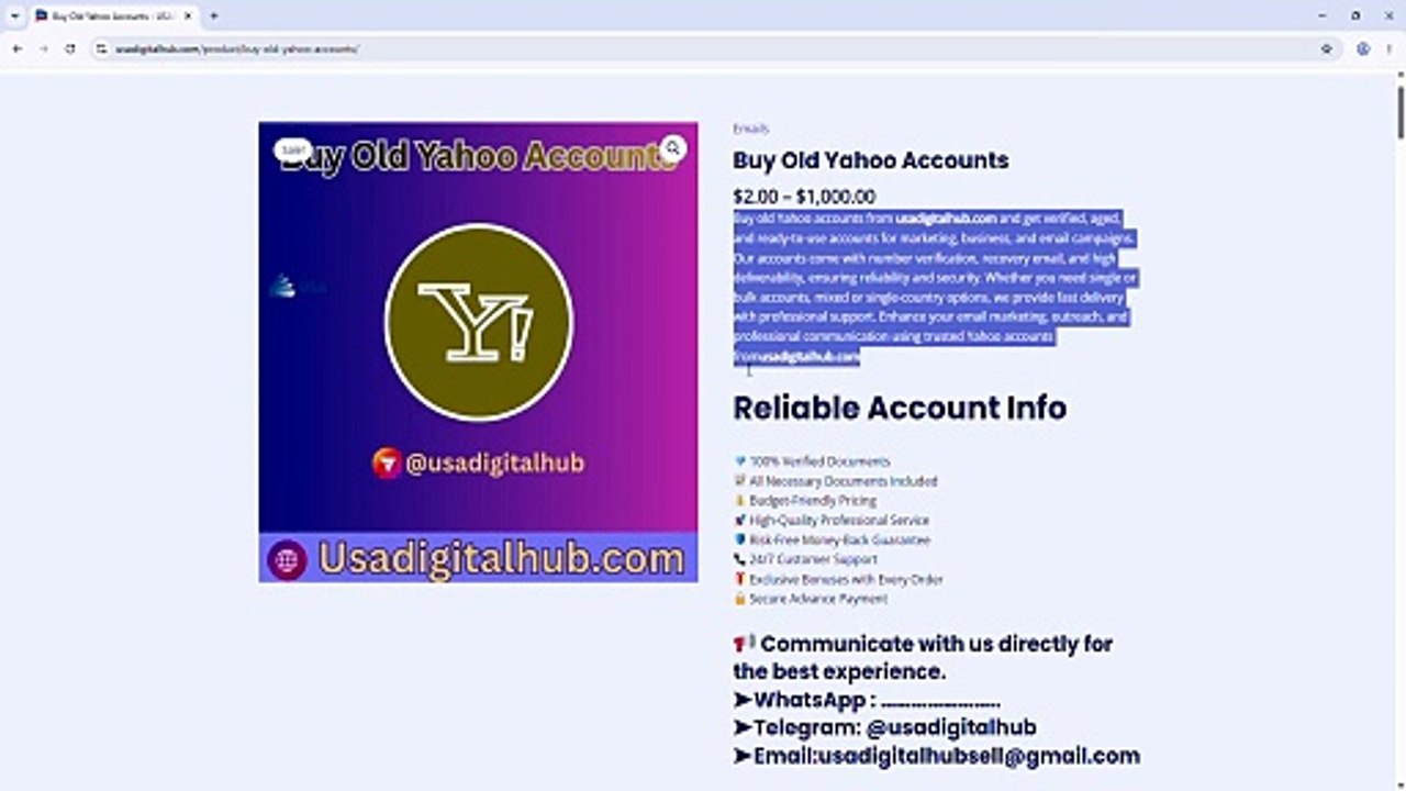 The Ultimate Guide to Buy Yahoo Accounts in Bulk