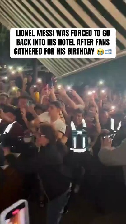 MESSI FANS GO CRAZY FOR HIS BIRTHDAY FOR WORLD CUP 2026
