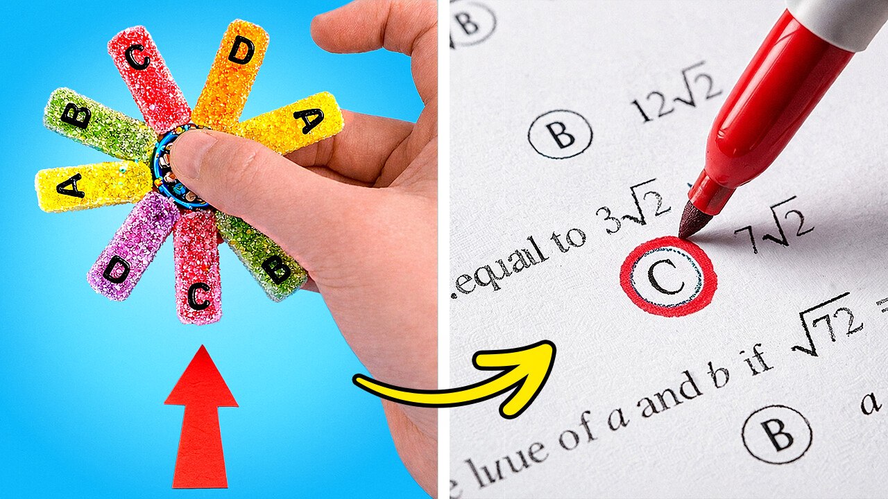Fournitures scolaires comestibles et fidgets à fabriquer soi-même