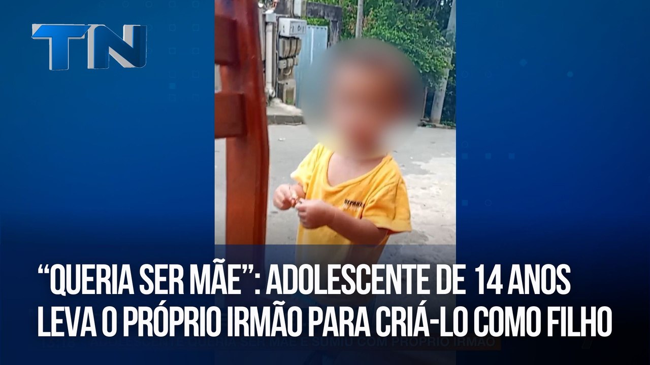 Adolescente de 14 anos leva o próprio irmão para criá-lo como filho