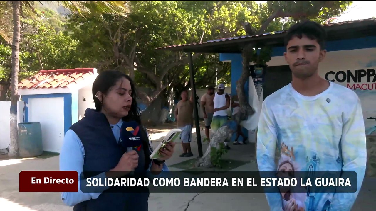 Juventud pesquera de Macuto se une al rescate de familias afectadas por los sismos en La Guaira