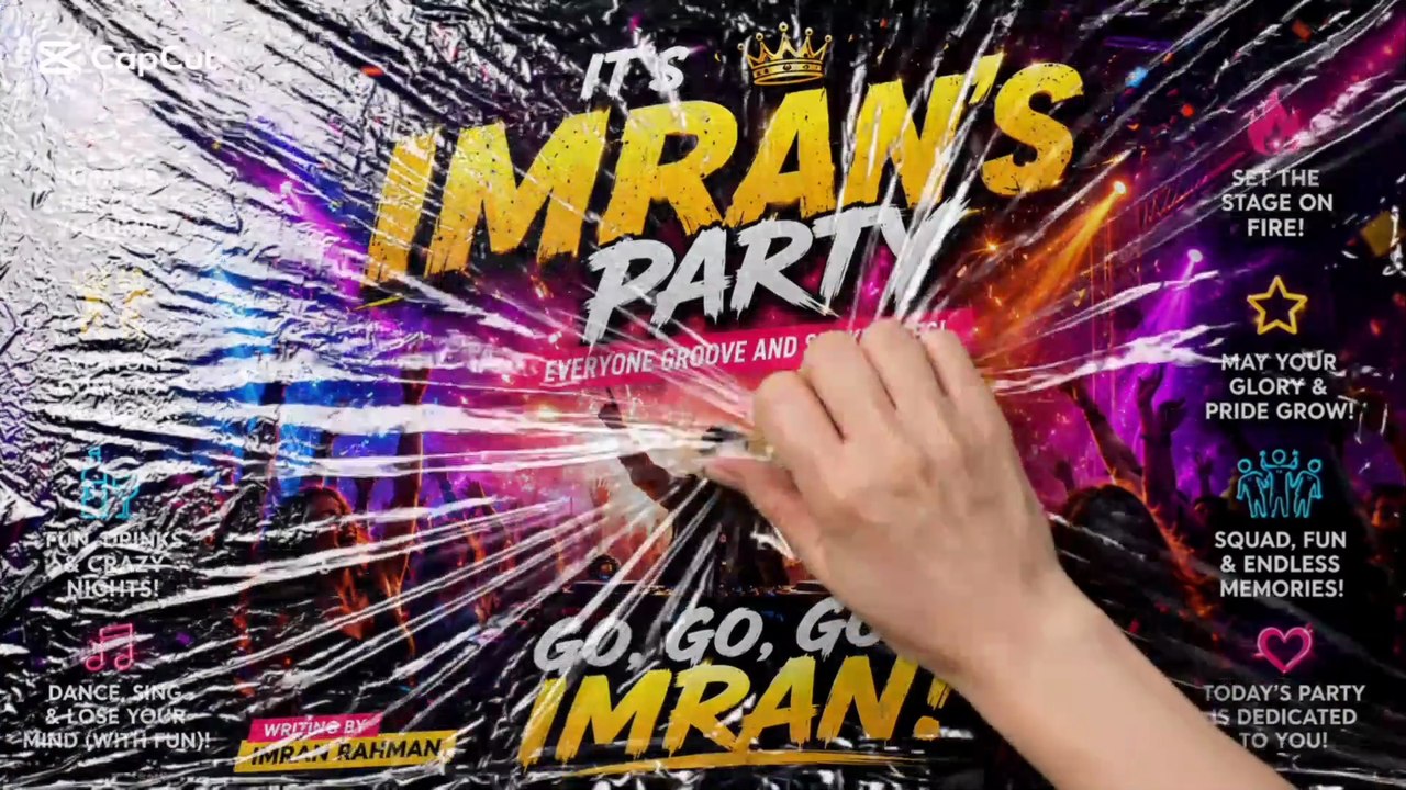 Party Dance - It's Imran's Party | Go Go Go Imran | English song | English party song | Lyrics by Imran Rahman | Official Audio