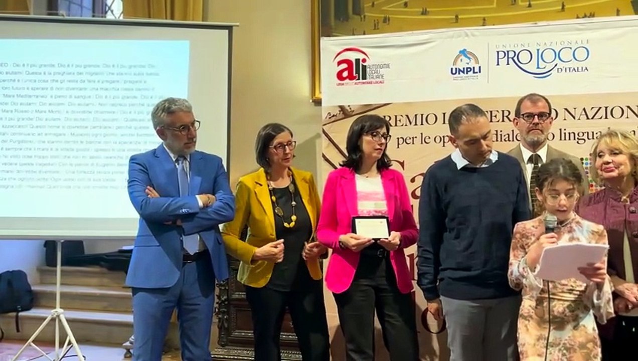 Premio 'Salva la tua lingua locale', secondo posto alla poesia 'U mari nostru'
