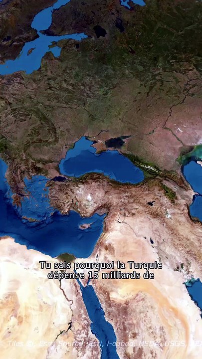 Pourquoi la Turquie construit son propre canal ? La raison surprend ! #géographie