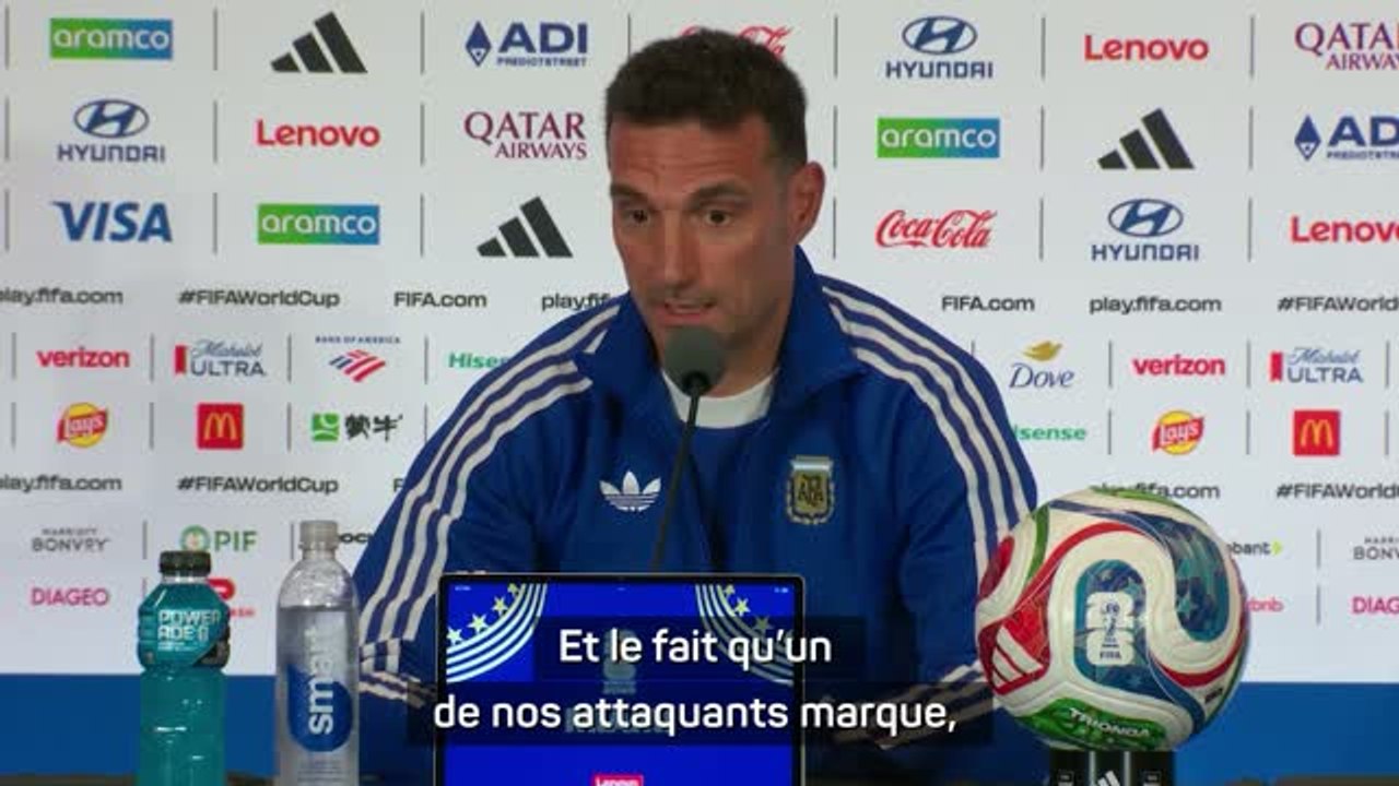 Argentine - Scaloni pas inquiété par la Messi-dépendance de l’Albiceleste